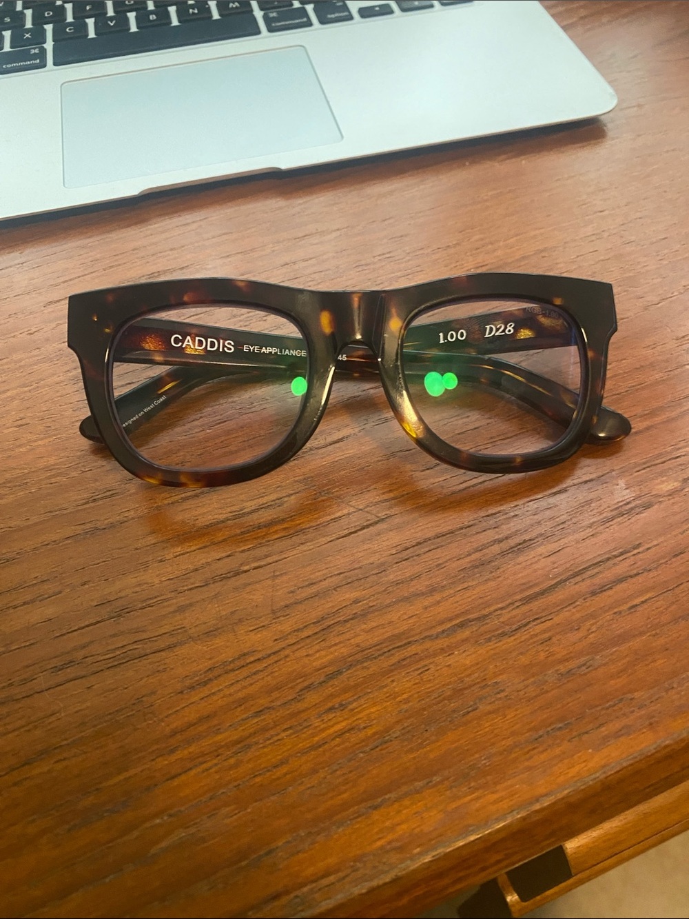 CADDIS Women's Tortoiseshell Square Eyeglasses - Brown